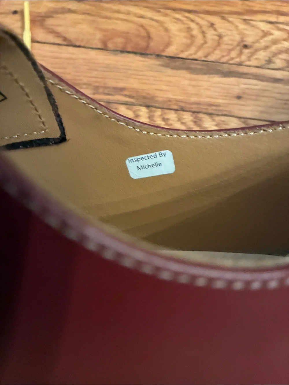 English made Doc Martens Men's Leather Derby Shoes in Burgundy men’s size 9